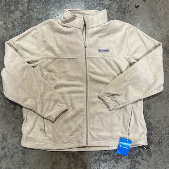 Beige Columbia Fleece - Picture 1 of 11
